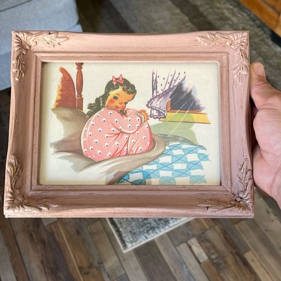 Upcycled Vintage frames with vintage children’s prints - Picture 6 of 15